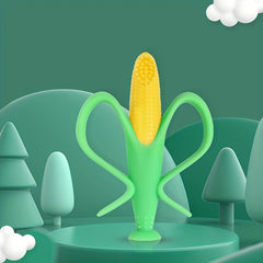 Silicone Corn Teether Toothbrush Baby Teething Toy