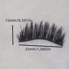 5 Pairs Thick Curling False Eyelashes Stage Makeup Double Eyes Flying Style