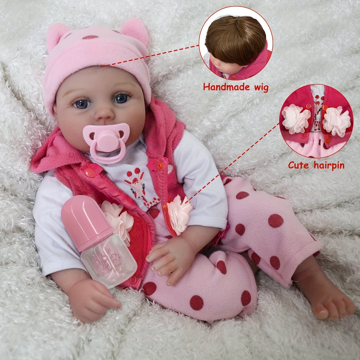Reborn Baby Doll Soft Body Baby Doll Toy For Kids