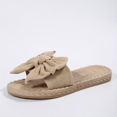 Chic Bowknot Slippers Women's Casual Outdoor Sandals