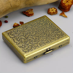 Copper Cigarette Box Case 20 Packs Cigarette Box Holder
