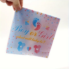 20pcs Gender Reveal Party Luncheon Napkins For Pink Party Tableware Decorations