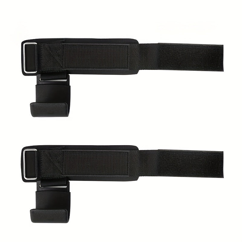 Weight Lifting Wrist Band With Hooks Hand Grip Support Wrist Straps