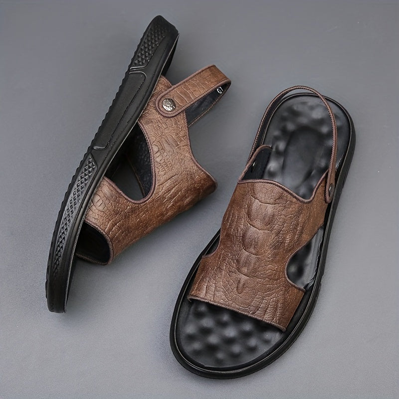 Men's Non Slip Sandals Comfy Slides Beach Shoes Summer