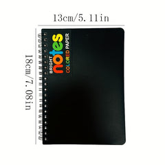 Rainbow Spiral Notebook Thick Lined Pages Multicolor Cover HIGHER NOTES