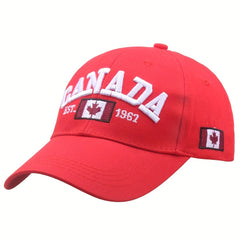 CANADA Embroidered Cotton Baseball Cap For Men Women Trucker Hat