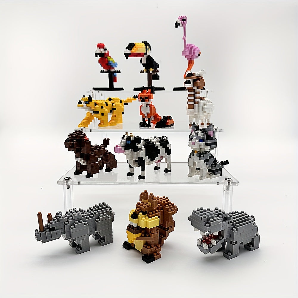 Animal Building Blocks DIY Toy Educational Puzzle for Kids
