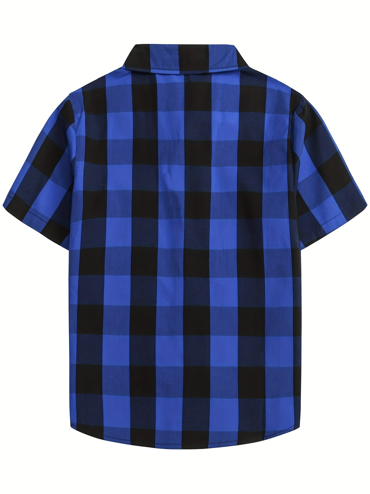 Toddler Girls Plaid Casual Blouse Top Kids Summer Clothes