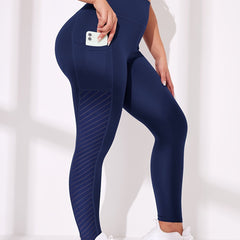 High Waist Leggings with Pockets Tummy Control Yoga Pants