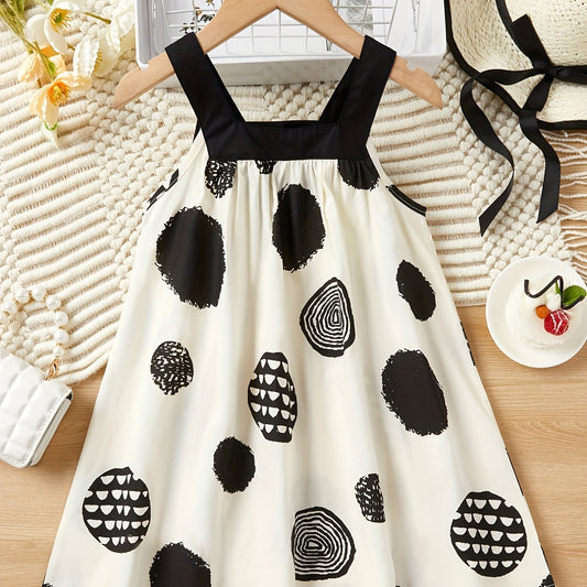 Polka Dot Cami Princess Dress For Toddler Girls