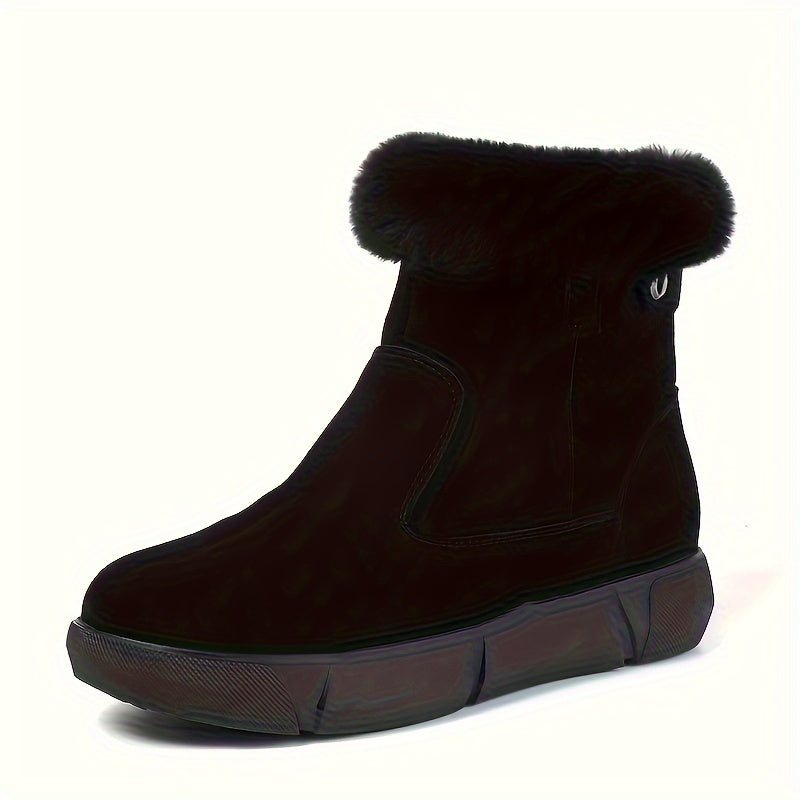 Women's Winter Snow Boots Soft Plush Warm Comfortable Slip On Winter Boots