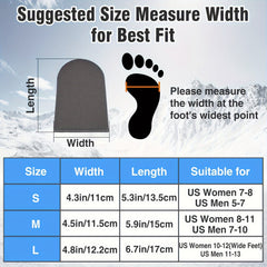 2pcs Neoprene Toe Warmers for Outdoor Shoes
