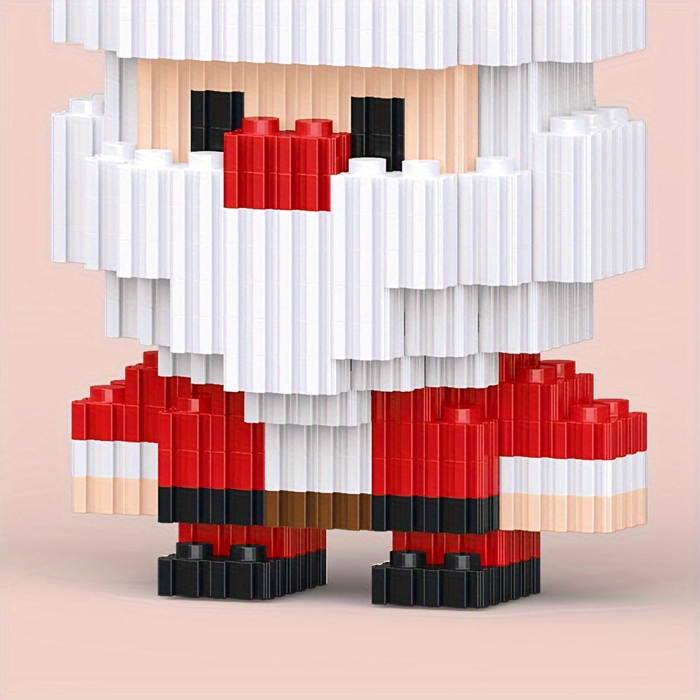Santa Claus Building Block Toy Christmas Gift Assembled Toy