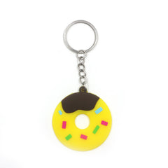 Donut Keychain 12 Pack Assorted Colors
