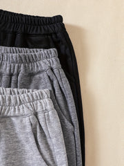 Boys Letter Print Sport Pants Set Soft Breathable Sweatpants Kids Clothes