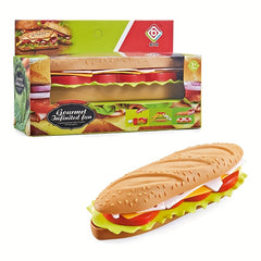 6pcs Hamburger Assembly Set Toy Kitchen Play House Simulation