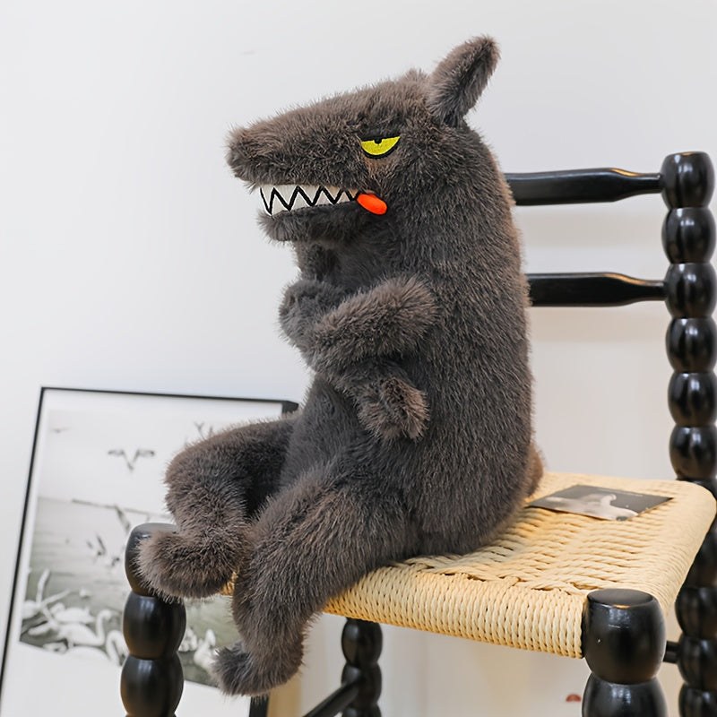 Big Bad Wolf Plush & Cuddly Gray Wolf Stuffed Animal