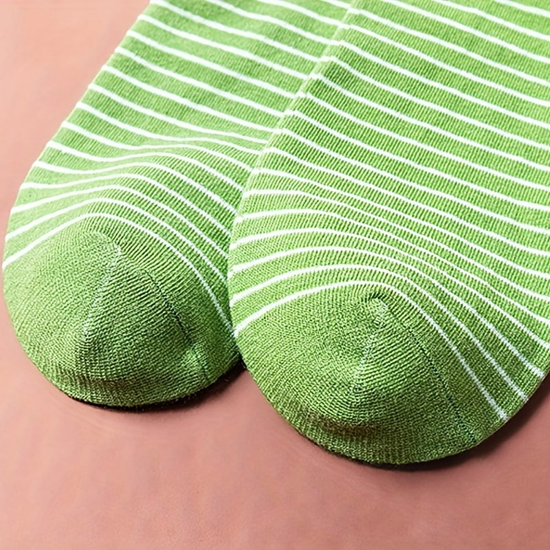 5 Pairs Geometric Pattern Socks for Women