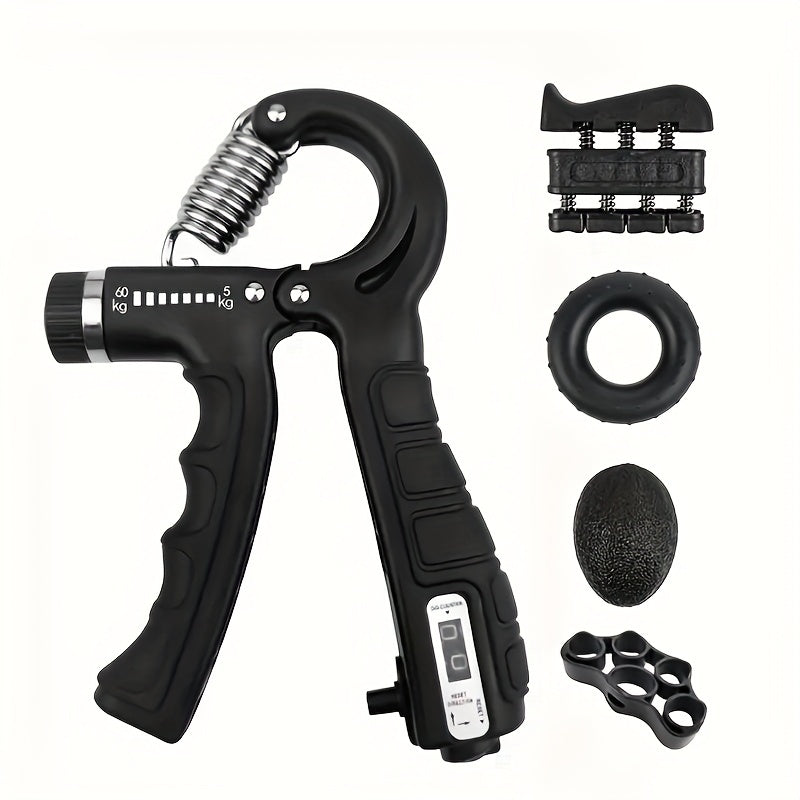 Adjustable Grip Strength Trainer Set Hand Gripper Finger Exerciser Stretcher