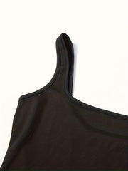Sporty Backless Jumpsuit Fit Stretch Casual Romper Women's Activewear
