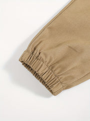 Kids Regular Cargo Pants For Spring & Summer & Autumn