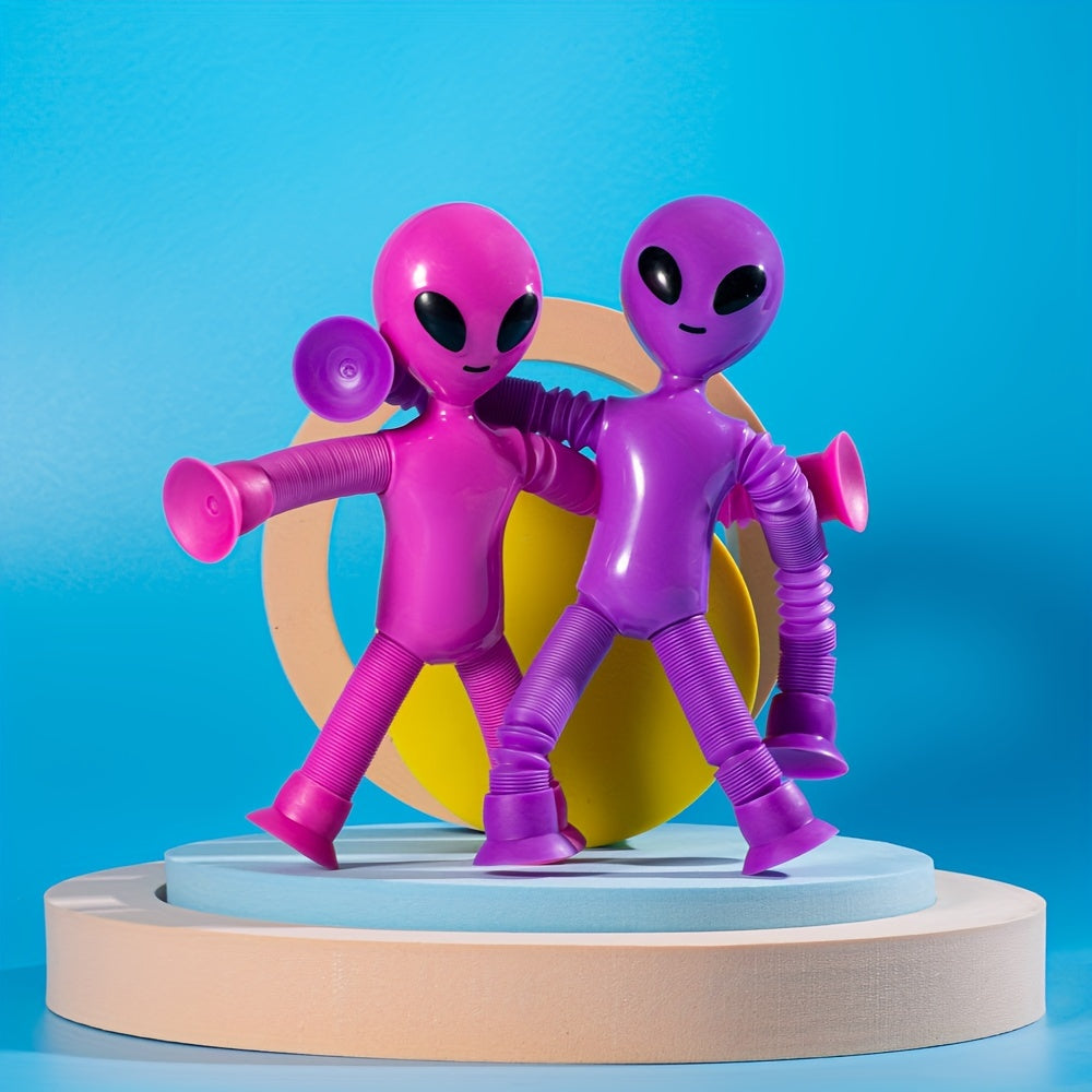Funny Telescopic Tube Alien Decompression Puzzle Toys