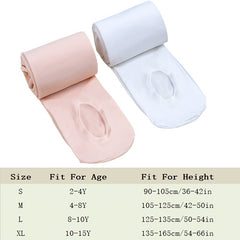 3 Pairs Girl's Ballet Tights Soft Knitted Nylon Dance Pants
