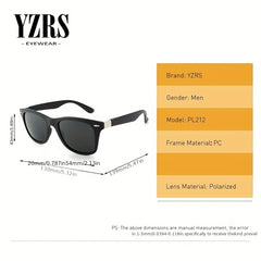 Classic Men's Polarized Sunglasses Retro Driving Fishing UV400