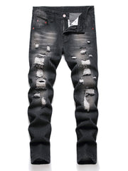 Boy's Skinny Fit Distressed Denim Jeans Pants