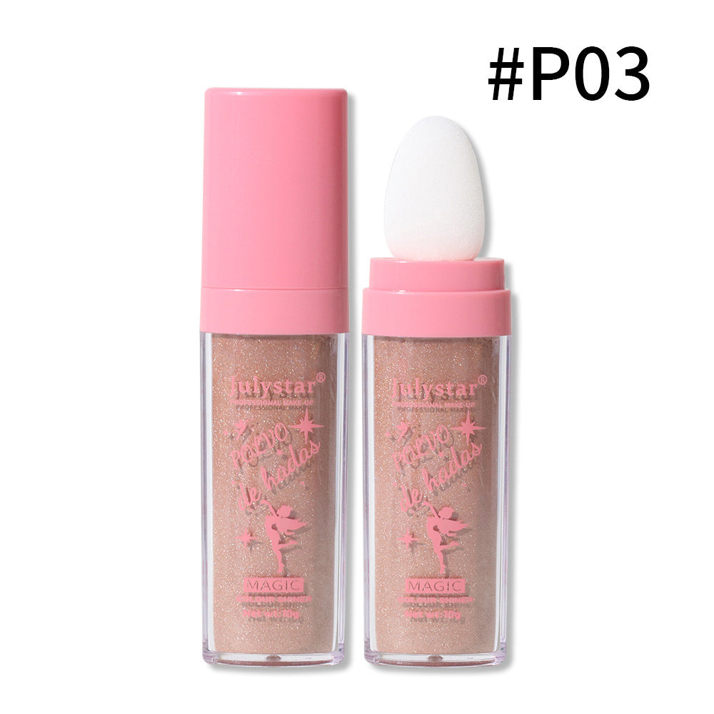 3 Shimmer & Pearly Powder Stick for Body & Hair & Face