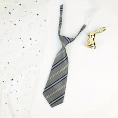 Adjustable Striped Leather Band Tie Handsome Birthday Party