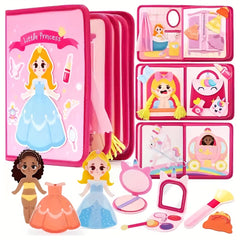 Baby Busy Board Princess Activity Book Dress Up Sensory Toy