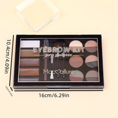 Waterproof Eyebrow Makeup Set Eyebrow Dye Gel Pencil Powder Brushes