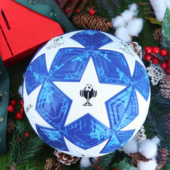 MYOKIA Leather Soccer Ball Seamless Ideal for Match Games