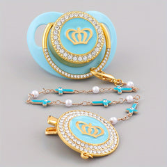 Crown Baby Pacifier for Little One's First Milestone