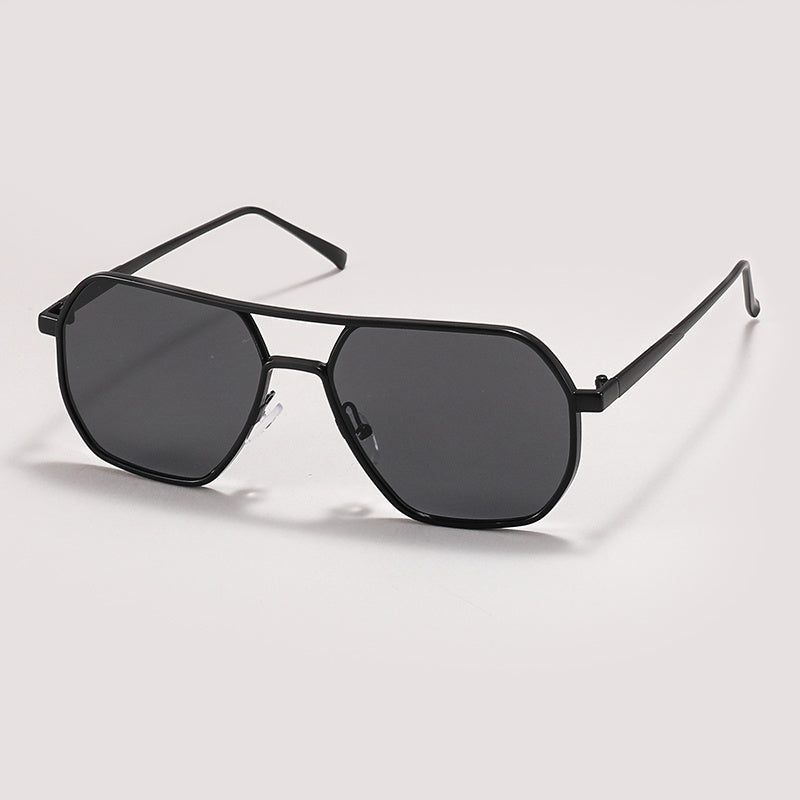 Men's Retro Sunglasses Black Frame UV400