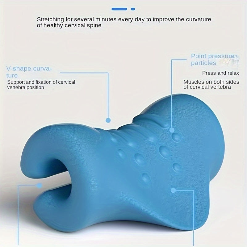 PVC Cervical Pillow Yoga Neck Massage Traction Pillow