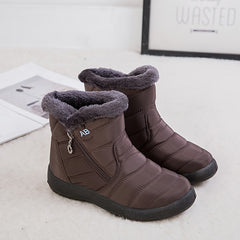 Women's Waterproof Snow Boots Plush Lined Short Boots
