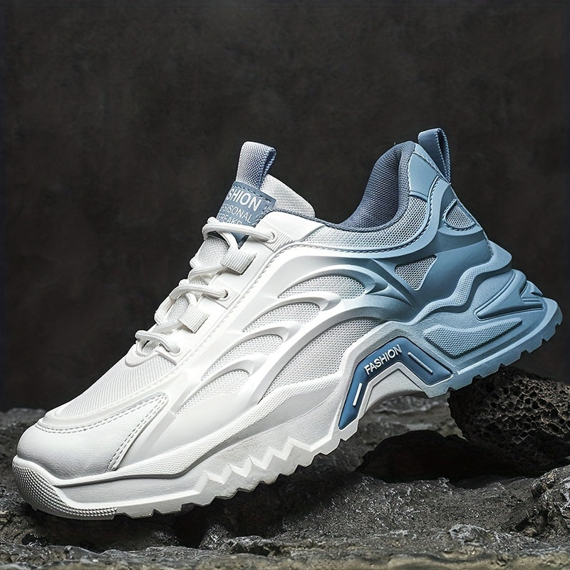 Men's Gradient Chunky Sneakers Dad Shoes Athletic Shoes