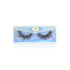 10 Styles Thick False Eyelashes Single Pair Travel Size