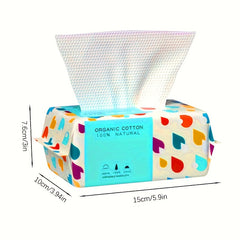 100pcs Disposable Detachable Towels Soft Facial Cleaning Cloth