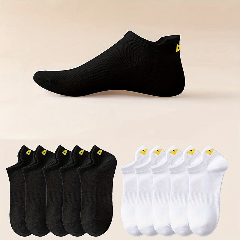 10 Pairs Women's Low Cut Ankle Socks Soft & Lightweight Sports Stockings