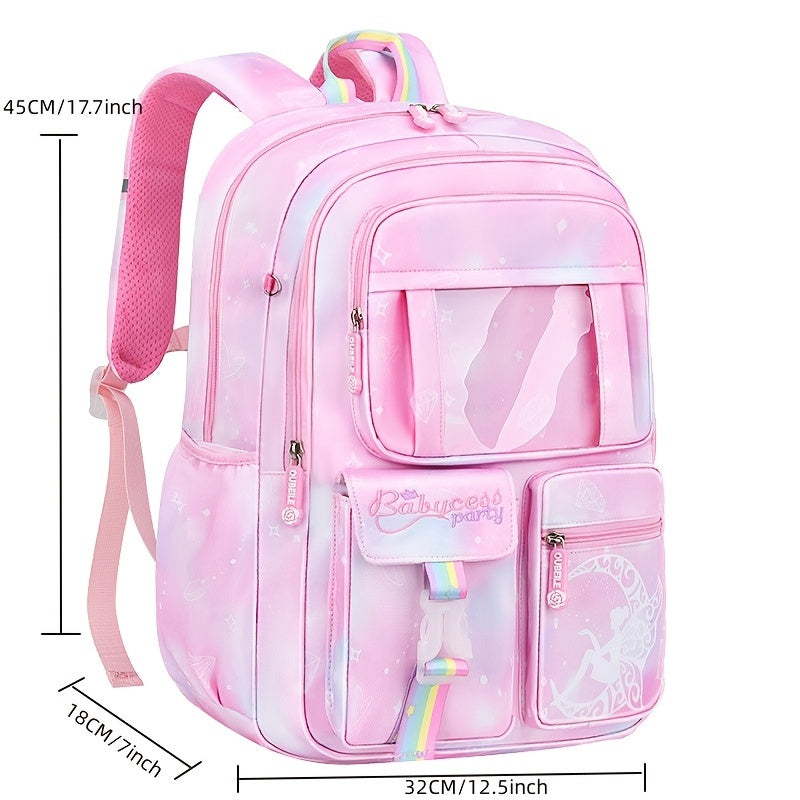 Waterproof Lightweight Student Schoolbag Large Capacity Backpack