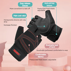Fitness Gloves For Men And Women Dumbbell Lifting Workout Weightlifting Gloves