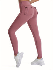 High Waist Butt Lifting Sports Pants Autumn Winter Fitness Gym Leggings