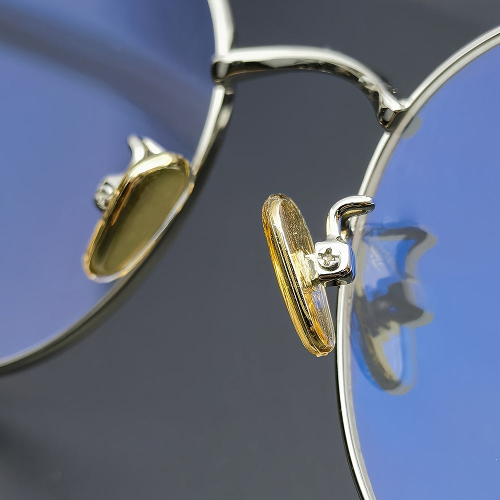 5 Pairs Gold Metal Eyeglasses Nose Pads with Screws and Screwdriver