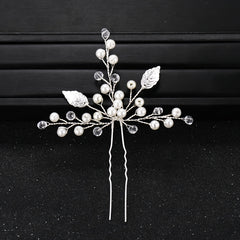 2pcs Women's Rhinestone Wedding Hair Comb Set