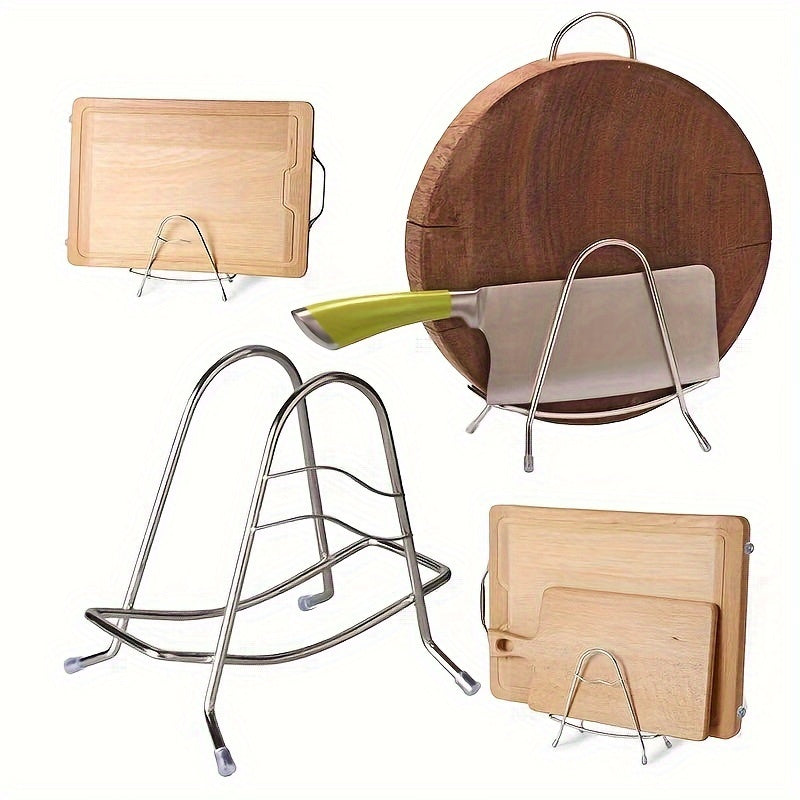 Stainless Steel Cutting Board Organizer Kitchen Rack