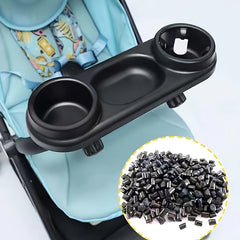 Universal Stroller Tray with Cup Holder Snack Catcher Accessory
