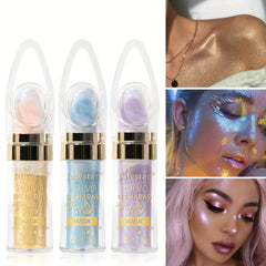 Moonbeam Glitter Highlighter Powder Stick for Face Body Lips Eyes